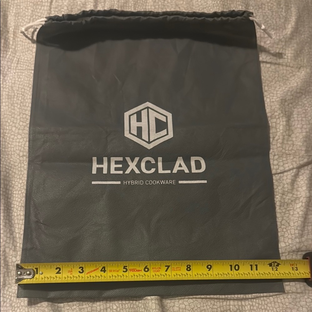 Gray Drawstring Bag with Utilitarian Design